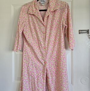 Vintage Lilly Pulitzer White Label shirtdress, Size 8